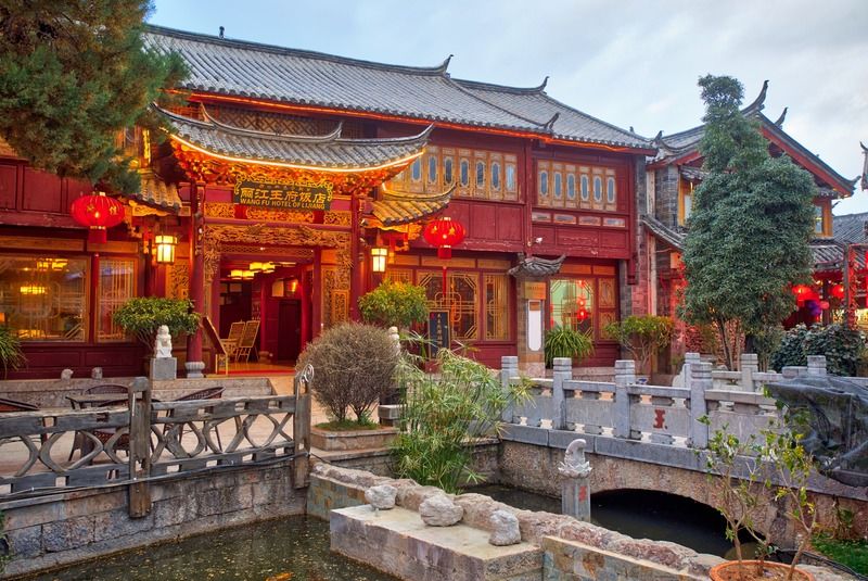 Lijiang Wangfu Hotel Exterior foto